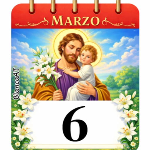 CALENDARIO MARZO SAN JOSÉ 30