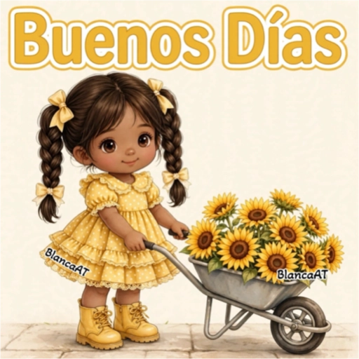 BUENOS DÍAS MUÑEQUITAS 👧🎀🌺 12