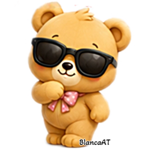 PAREJA DE OSITOS  🧸🐻🕶️🎀 5 😎