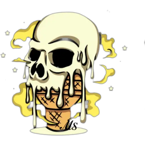 Calavera helado