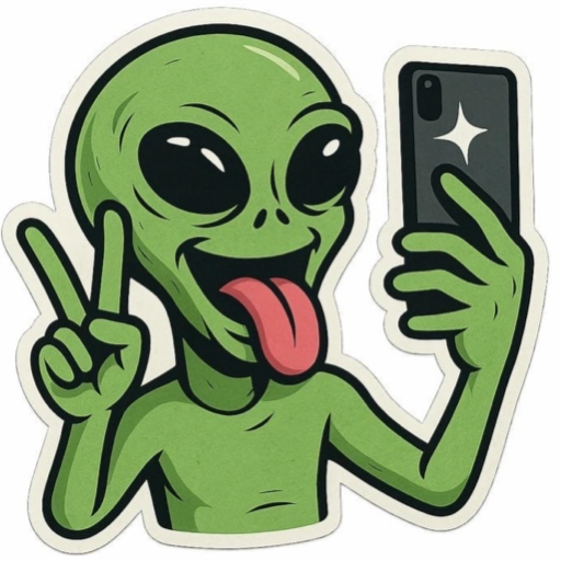 Selfie alien