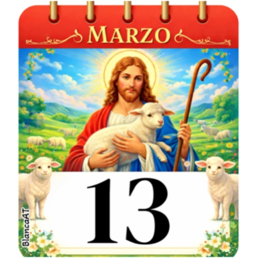 CALENDARIO MARZO JESÚS EL BUEN PASTOR🙏🏻 9