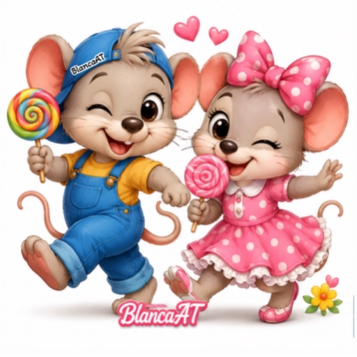 PAREJA DE RATONCITOS❤️🐀 21