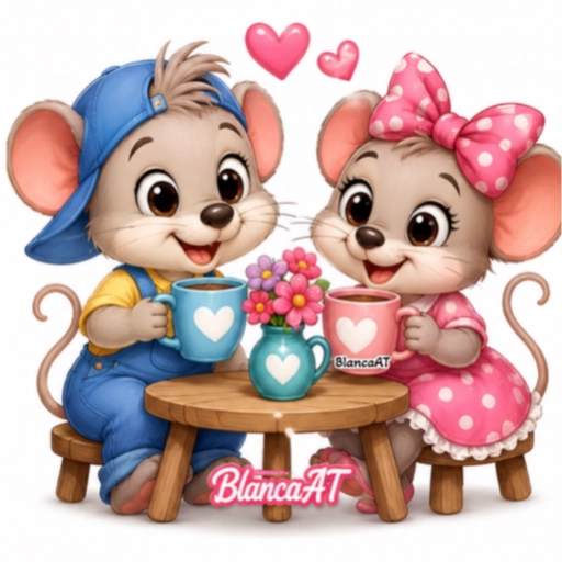 PAREJA DE RATONCITOS❤️🐀 17