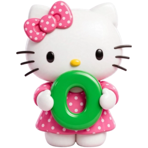 ABECEDARIO  HELLO KITTY DE COLORES💛💙💚💜❤️🩷 1
