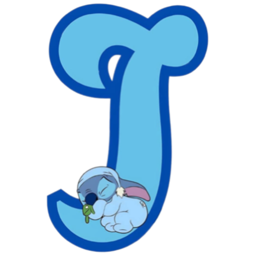 ALFABETO LILO Y STITCH 22