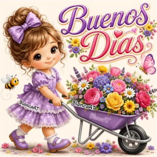 BUENOS DÍAS MUÑEQUITAS 👧🎀🌺 28