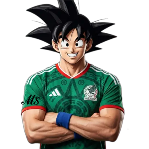 Smiling Goku