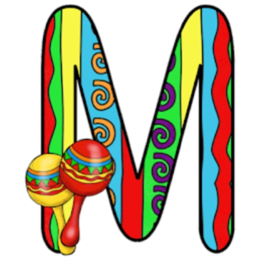 ALFABETO MEXICANO MARACAS 12
