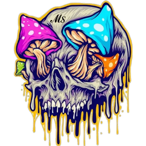 Calavera de hongos