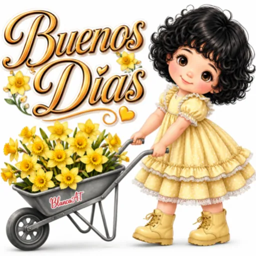 BUENOS DÍAS MUÑEQUITAS 👧🎀🌺 7
