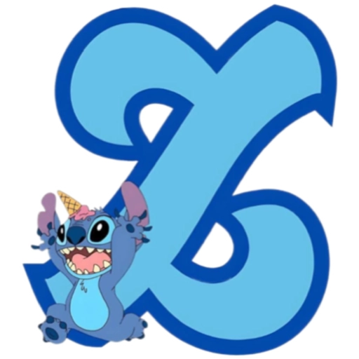 ALFABETO LILO Y STITCH 24