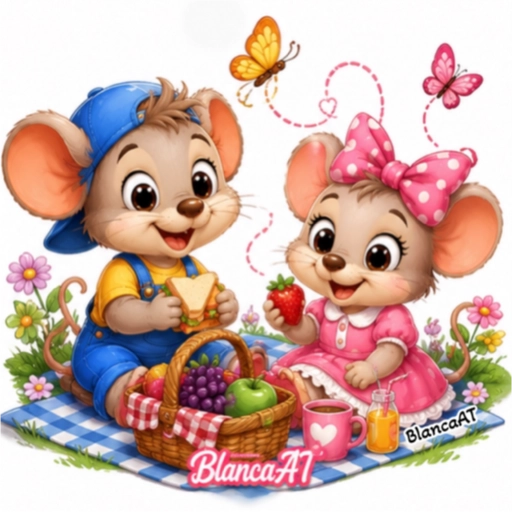 PAREJA DE RATONCITOS❤️🐀 7