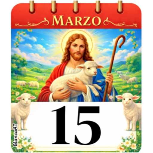 CALENDARIO MARZO JESÚS EL BUEN PASTOR🙏🏻 1