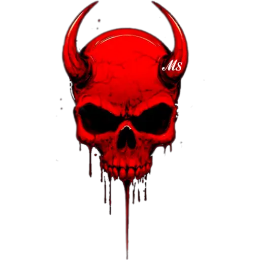 Molten Red Skull