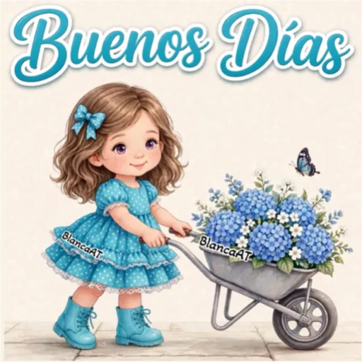 BUENOS DÍAS MUÑEQUITAS 👧🎀🌺 24