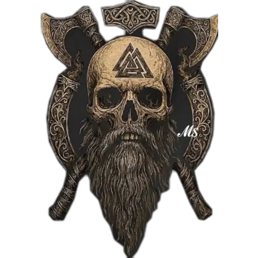 Valknut Skull