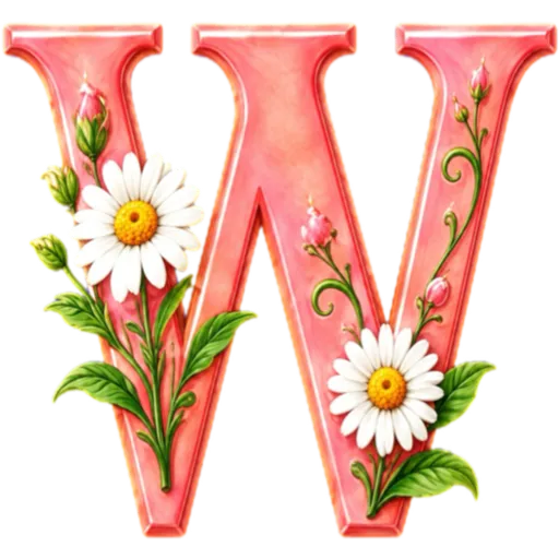 ALFABETO FLORAL 5