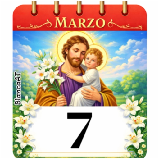 CALENDARIO MARZO SAN JOSÉ 25