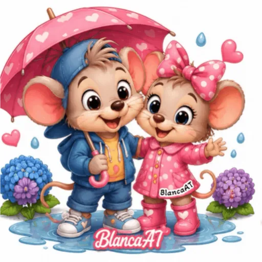 PAREJA DE RATONCITOS❤️🐀 25
