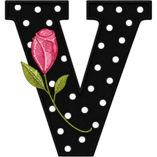 ALFABETO CON ROSA🌹⚫️⚪️ 6