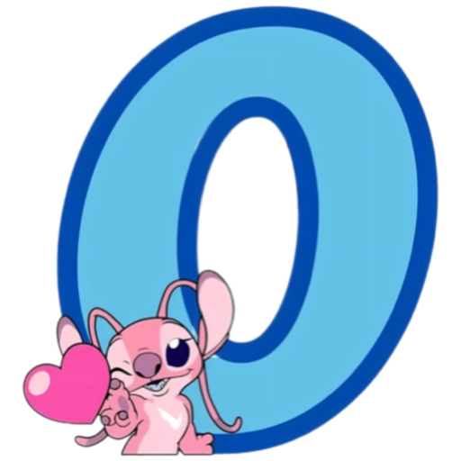 ALFABETO LILO Y STITCH 1