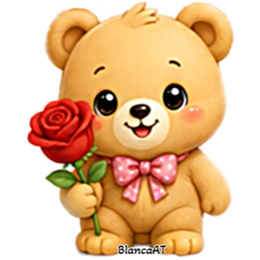 PAREJA DE OSITOS  🧸🐻🕶️🎀 18 🌹