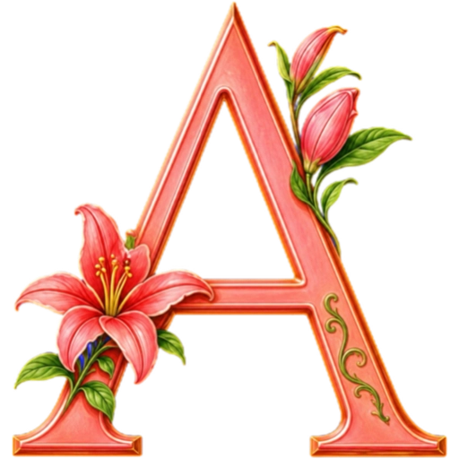 ALFABETO FLORAL 17
