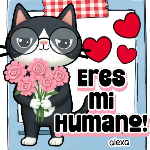 Mensajito peludo 🐱🌷♥️ 2