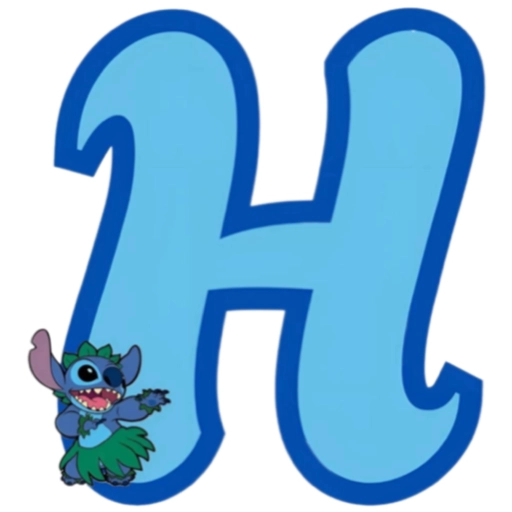 ALFABETO LILO Y STITCH 7