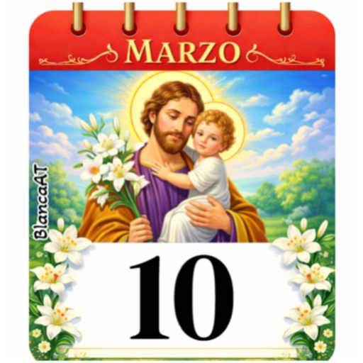 CALENDARIO MARZO SAN JOSÉ 22