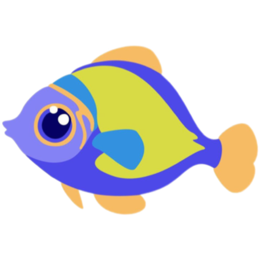 Cute Blue Fish