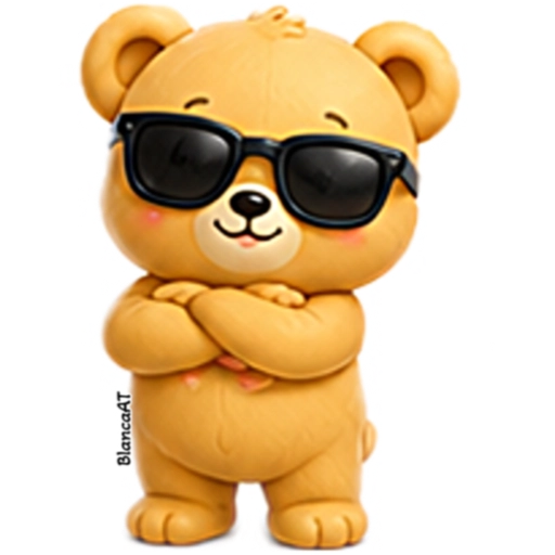 PAREJA DE OSITOS  🧸🐻🕶️🎀 28 😎