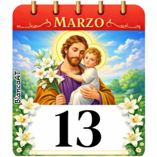 CALENDARIO MARZO SAN JOSÉ 12