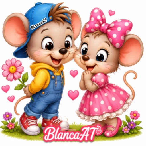 PAREJA DE RATONCITOS❤️🐀 22
