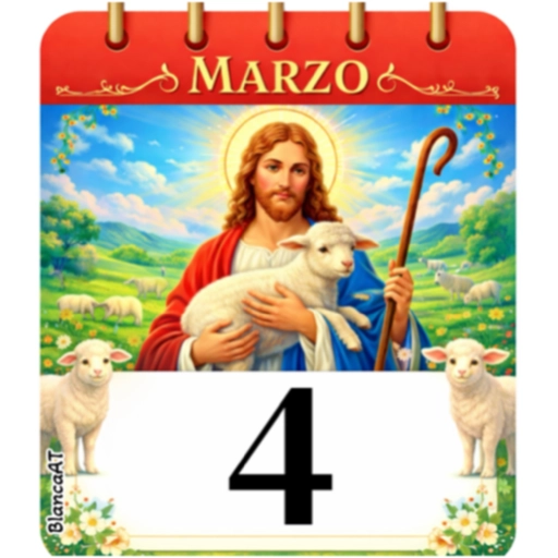 CALENDARIO MARZO JESÚS EL BUEN PASTOR🙏🏻 7