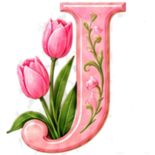ALFABETO FLORAL 19