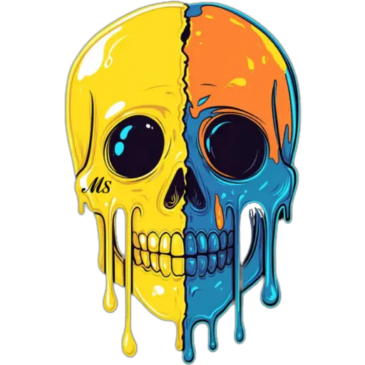 Calavera partida