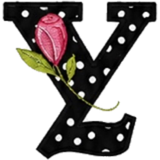 ALFABETO CON ROSA🌹⚫️⚪️ 11