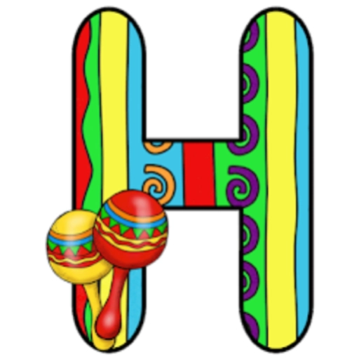 ALFABETO MEXICANO MARACAS 7