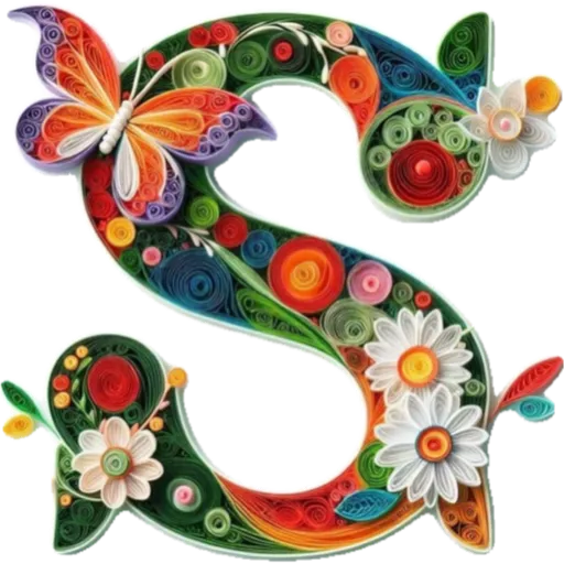 ALFABETO FILIGRANA  🌸🌼💐 3