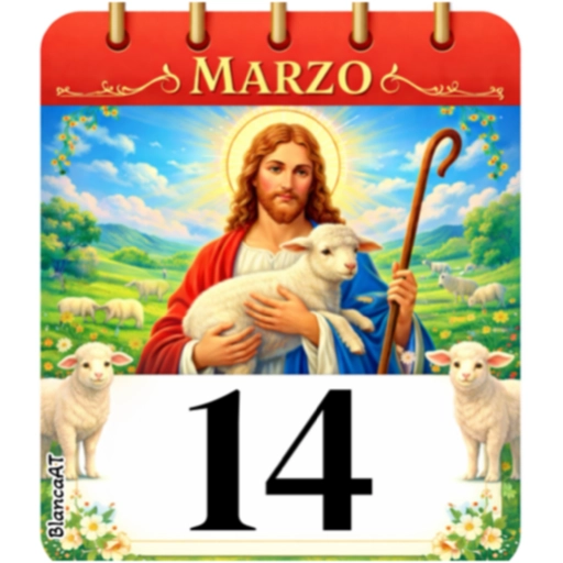 CALENDARIO MARZO JESÚS EL BUEN PASTOR🙏🏻 8