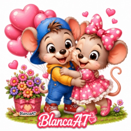 PAREJA DE RATONCITOS❤️🐀 12