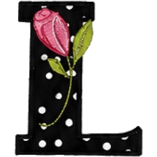ALFABETO CON ROSA🌹⚫️⚪️ 17