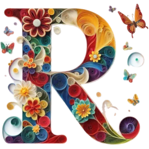 ALFABETO FILIGRANA  🌸🌼💐 8