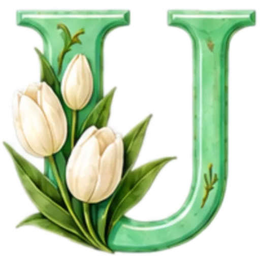 ALFABETO FLORAL 23