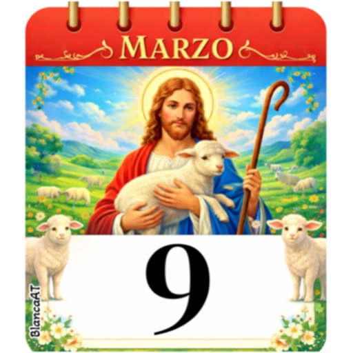 CALENDARIO MARZO JESÚS EL BUEN PASTOR🙏🏻 4