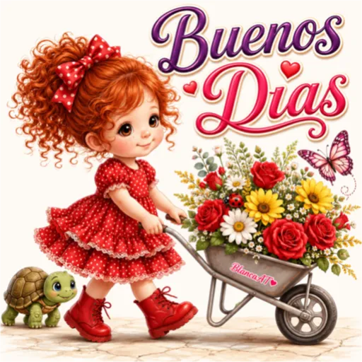 BUENOS DÍAS MUÑEQUITAS 👧🎀🌺 20