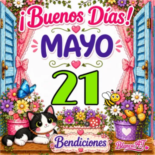 CALENDARIO GATITO MAYO  2  2026 16