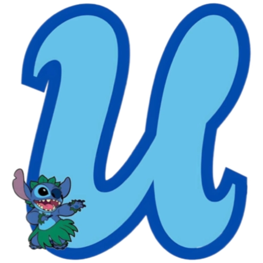 ALFABETO LILO Y STITCH 27